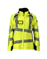 Shell jas Dames 19011 - 1709 - hi-vis geel/zwart