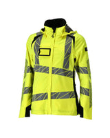 Shell jas Dames 19011 - 1709 - hi-vis geel/zwart