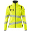 Softshell jas Dames 19012 - 17010 - hi-vis geel/donkermarine