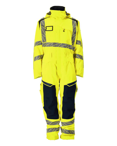 Winteroverall 19019 - 17010 - hi-vis geel/donkermarine