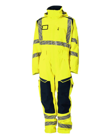 Winteroverall 19019 - 17010 - hi-vis geel/donkermarine