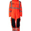 Winteroverall 19019 - 22218 - hi-vis rood/donkerantraciet