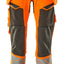 Broek met spijkerzakken 19031 - 1418 - hi-vis oranje/donkerantraciet