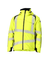 Winterjas 19035 - 17010 - hi-vis geel/donkermarine