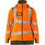 Winterjas Dames 19045 - 1433 - hi-vis oranje/mosgroen