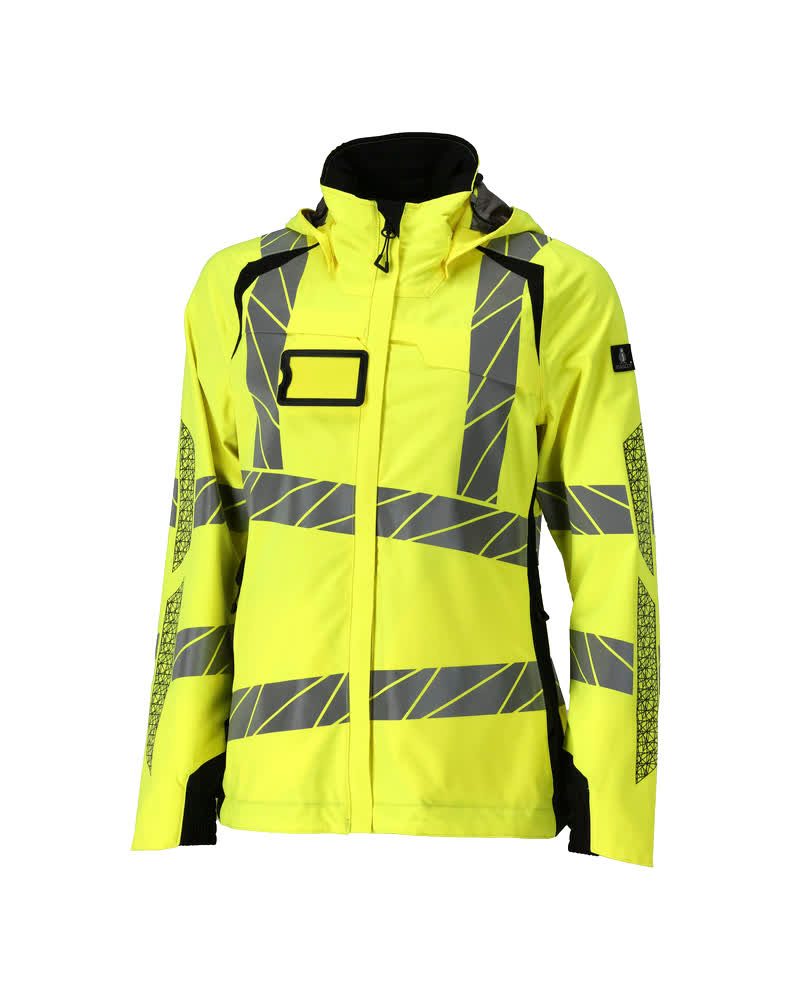 Winterjas Dames 19045 - 1709 - hi-vis geel/zwart