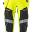 Driekwart broek met spijkerzakken 19049 - 17010 - hi-vis geel/donkermarine