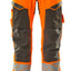 Broek met kniezakken 19079 - 1418 - hi-vis oranje/donkerantraciet