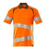 Poloshirt Bicolor Accelerate Safe 19083 - 1433 - hi-vis oranje/mosgroen