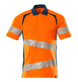 Poloshirt Bicolor Accelerate Safe 19083 - 1444 - hi-vis oranje/donkerpetrol