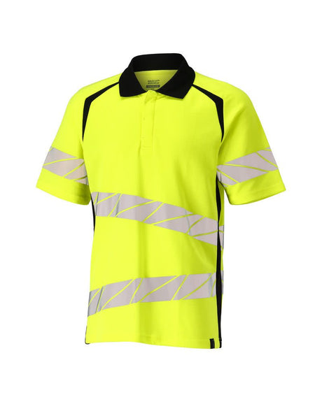 Poloshirt Bicolor Accelerate Safe 19083 - 1709 - hi-vis geel/zwart