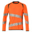 Sweatshirt 19084 - 1418 - hi-vis oranje/donkerantraciet