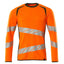 Sweatshirt 19084 - 1433 - hi-vis oranje/mosgroen
