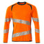 Sweatshirt 19084 - 1444 - hi-vis oranje/donkerpetrol