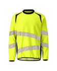 Sweatshirt 19084 - 17010 - hi-vis geel/donkermarine