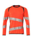 Sweatshirt 19084 - 22210 - hi-vis rood/donkermarine