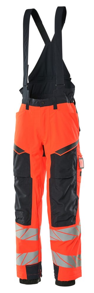 Winterbroek 19090 - 22210 - hi-vis rood/donkermarine