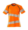 T-shirt Dames 19092 - 1433 - hi-vis oranje/mosgroen