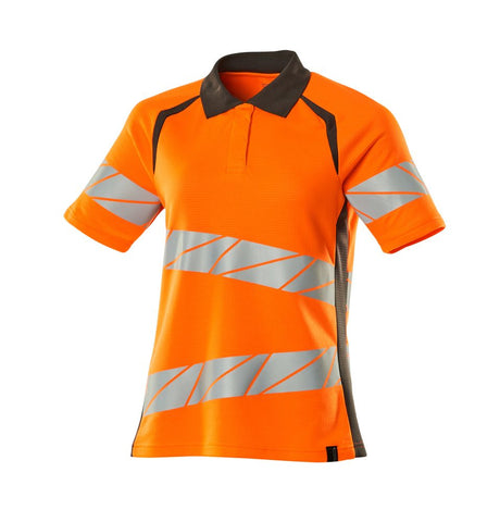 Poloshirt Dames 19093 - 1418 - hi-vis oranje/donkerantraciet