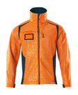 Softshell jas 19202 - 1444 - hi-vis oranje/donkerpetrol