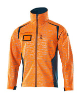 Softshell jas 19202 - 1444 - hi-vis oranje/donkerpetrol
