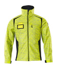 Softshell jas 19202 - 17010 - hi-vis geel/donkermarine