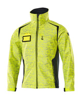 Softshell jas 19202 - 17010 - hi-vis geel/donkermarine