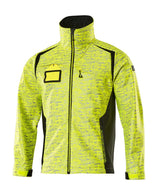 Softshell jas 19202 - 1709 - hi-vis geel/zwart