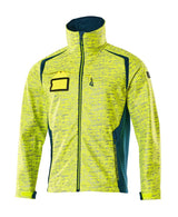 Softshell jas 19202 - 1744 - hi-vis geel/donkerpetrol