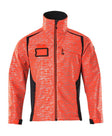 Softshell jas 19202 - 22210 - hi-vis rood/donkermarine