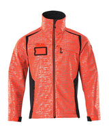 Softshell jas 19202 - 22210 - hi-vis rood/donkermarine