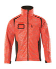Softshell jas 19202 - 22218 - hi-vis rood/donkerantraciet