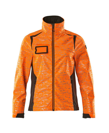 Softshell jas Dames 19212 - 1418 - hi-vis oranje/donkerantraciet
