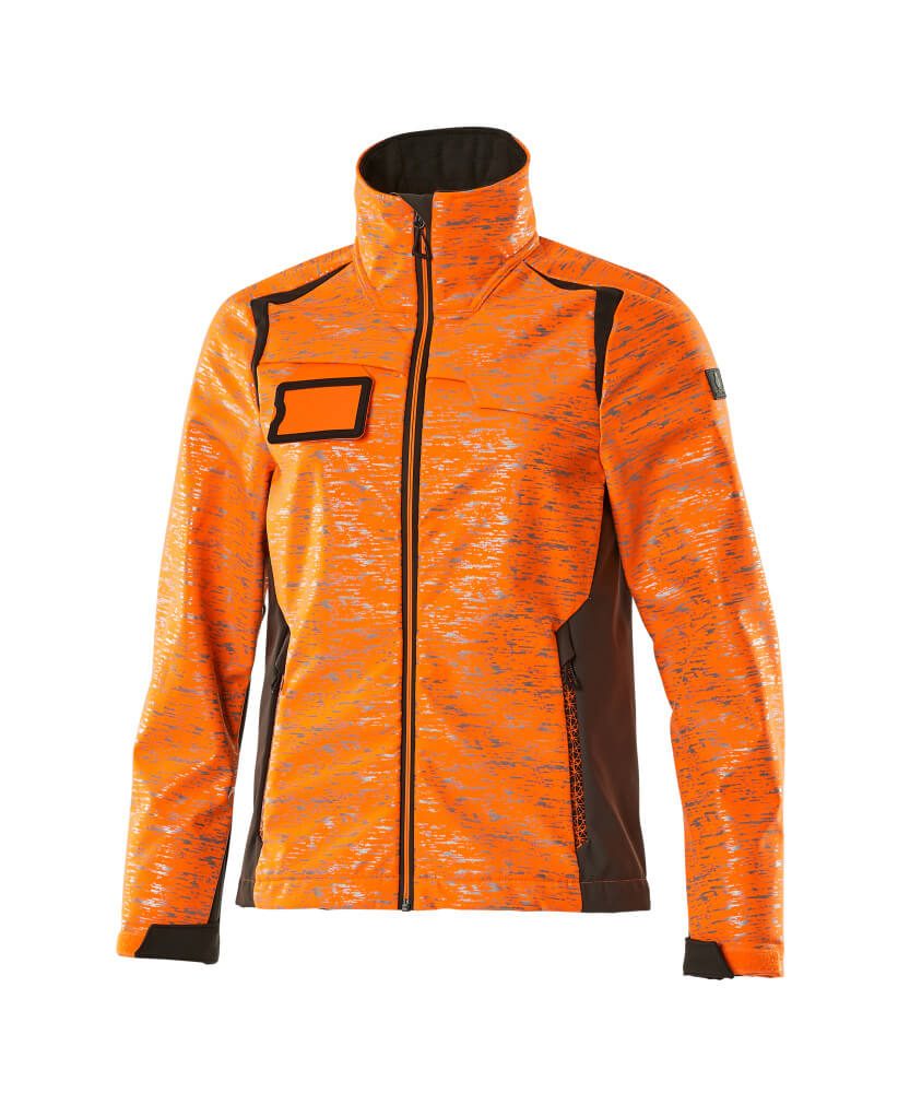 Softshell jas Dames 19212 - 1418 - hi-vis oranje/donkerantraciet