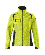 Softshell jas Dames 19212 - 17010 - hi-vis geel/donkermarine
