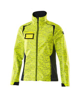 Softshell jas Dames 19212 - 17010 - hi-vis geel/donkermarine
