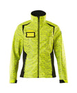 Softshell jas Dames 19212 - 1709 - hi-vis geel/zwart