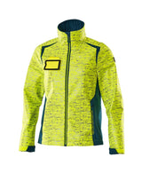 Softshell jas Dames 19212 - 1744 - hi-vis geel/donkerpetrol