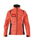 Softshell jas Dames 19212 - 22210 - hi-vis rood/donkermarine