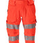 Lange shorts 19249 - 222 - hi-vis rood