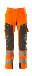 Broek met kniezakken 19279 - 1418 - hi-vis oranje/donkerantraciet