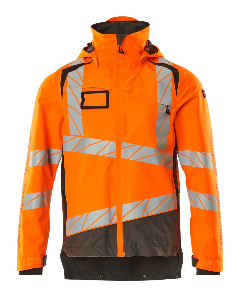 Shell jas 19301 - 1418 - hi-vis oranje/donkerantraciet