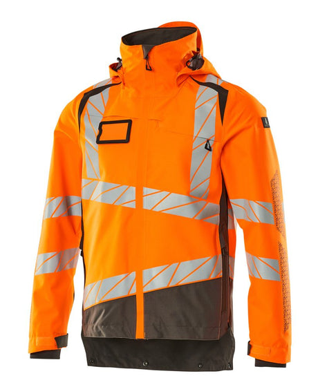 Shell jas 19301 - 1418 - hi-vis oranje/donkerantraciet