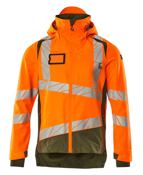Shell jas 19301 - 1433 - hi-vis oranje/mosgroen