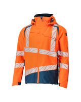 Shell jas 19301 - 1444 - hi-vis oranje/donkerpetrol