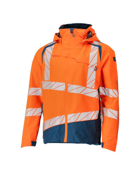 Shell jas 19301 - 1444 - hi-vis oranje/donkerpetrol