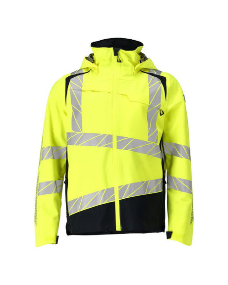 Shell jas 19301 - 17010 - hi-vis geel/donkermarine