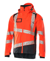 Shell jas 19301 - 22210 - hi-vis rood/donkermarine