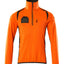 Fleecetrui met rits 19303 - 1418 - hi-vis oranje/donkerantraciet