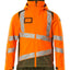 Winterjas Accelerate Safe 19335 - 1433 - hi-vis oranje/mosgroen